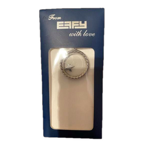 NWT EFFY With Love Silver Tone Floating Charm Locket Necklace Star Souvenir